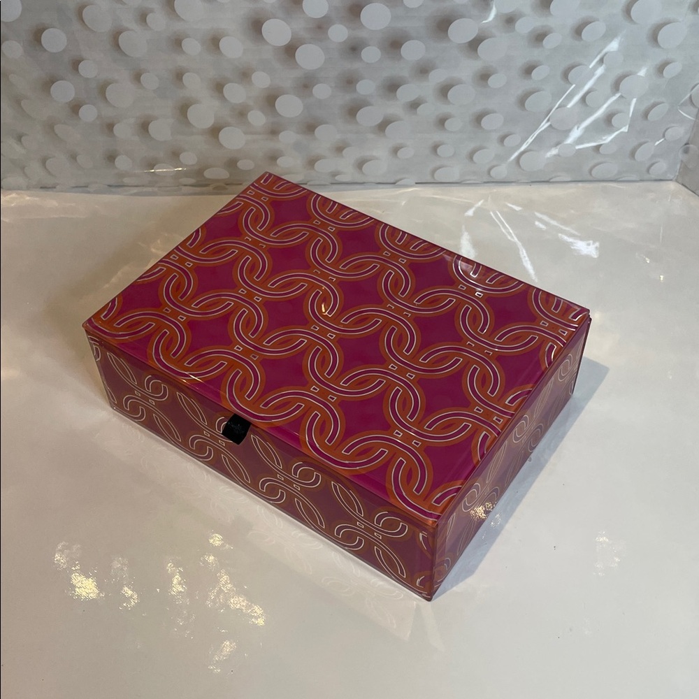 Colin & Justin Designer Glass Geometric 💍Jewelry Box
